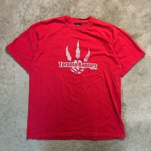 Vintage 90s Toronto Raptors Graphic T Shirt Size Large NBA 1994